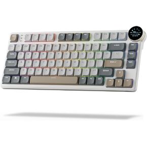 RK ROYAL KLUDGE N80 Low Profile Mechanical Keyboard w/Smart Display Screen in Kuwait