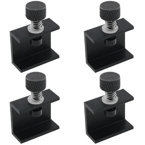 4pcs 3D Printer Heating Bed Clamp Glass Clips Clamps for Ender 3/3 Pro/V2, Ender 5/Pro, CR-10 3D Printer
