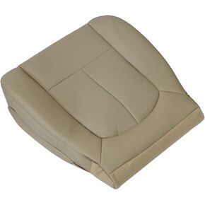 Perforated Leather Tan Passenger Side Bottom Replacement Seat Cover Compatible with Ford F150 Lariat 2009 2010 2011 2012 2013 2015 in Saudi Arabia