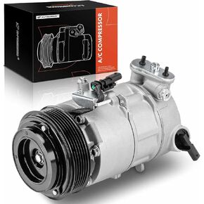 A-Premium Air Conditioner AC Compressor with Clutch Compatible with Chevrolet Camaro 2016-2021 & Cadillac CTS 2016-2019, ATS 2016-2019, 3.6L