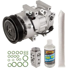 AC Compressor & A/C Repair Kit For Hyundai Sonata 2.4L Non-Hybrid 2011 2012 2013 2014 - BuyAutoParts 60-82372RK New
