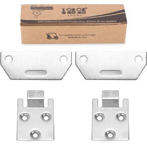 10L0L Golf Cart Seat Bottom Hinge Plate for EZGO RXV 2008-up Gas & Electric, 2 Set, OEM# 602558, 71610-G01 in Saudi Arabia