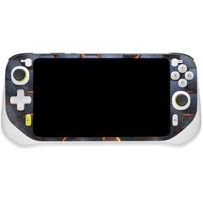 MightySkins Glossy Glitter Skin Compatible With Logitech G Cloud Gaming Handheld - Lava Hex | Protective, Durable High-Gloss Glitter Finish | Easy to Apply, Remove, and Change Styles | Made in The USA