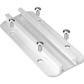GTTL175 Gear Trac for Kayak, Top Loading Stainless Steel Kayak Track Mount for 1/2" Wide Track Hardware(Rod/Paddle Holder, Fish Finder etc) - Hole Pattern 1-5/16" Wd X 1-3/4" Lg Kayak Accessories