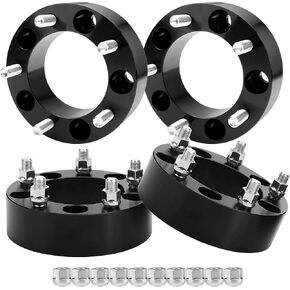 فواصل عجلات 5X5.5 مطورة لـ Ram 1500، فاصل عجلة مزورة 2 بوصة 5x139.7 مم لـ 2019-2023 Classic Ram 1500 مع مسامير مطورة 14x1.5 وتجويف مركزي 108 مم in Kuwait