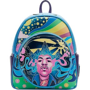 Loungefly JIMI HENDRIX PSYCHEDELIC LANDSCAPE ZIP MINI BACKPACK
