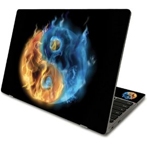 غلاف MightySkins متوافق مع جهاز Samsung Chromebook 4 (2021) مقاس 11.6 بوصة - لهب غامض أزرق | غطاء ملتف من الفينيل واقٍ ومتين وفريد ​​من نوعه | سهل التطبيق وتغيير الأنماط | صنع في الولايات المتحدة الأمريكية
