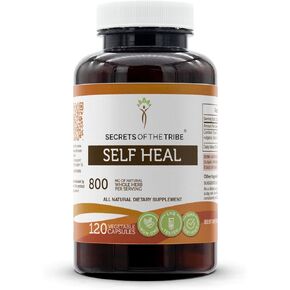 Secrets of the Tribe Self Heal 120 Capsules, 800 mg, Self Heal (Heal All, Prunella vulgaris) Dried Herb (120 Capsules)