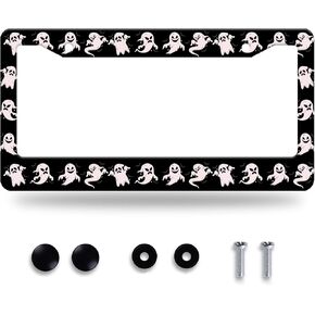 Grateful Thankful Blessed License Plate Frame Thanksgiving License Plate Frames Stainless Steel Accessories Cars Decor with 2 Holes and Screws Fits Standard US CA Vehicles Size 12.2 x 6 Inches