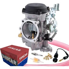 CV40 Carburetor for Harley Davidson Sportster 883 1200 XL883 XLH1200, Softail 1988-2017, Dyna FXR FXD Touring 1988-2016, Sportster 1998-Up CV 40MM Carb (Grey) 27421-99A