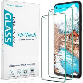 HPTech (2 Pack) Designed for Motorola Moto G Power (2020) Tempered Glass Screen Protector, Anti-Scratch, Bubble Free, Case Friendly