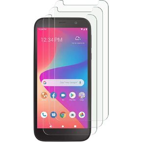[3 Pack] for BLU View 2 / B130DL Tempered Glass Screen Protector, Anti-Scratch Ultra Clear 9H Premium 0.26mm HD Bubble Free