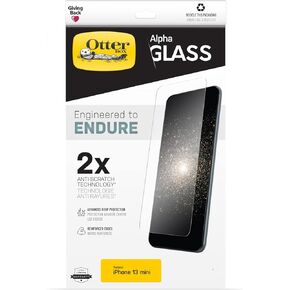 OtterBox ALPHA GLASS Screen Protector for iPhone 13 mini (ONLY) - CLEAR (GEN 2)