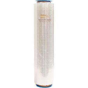 Noah's Ark Warehouse 18 Inch Wide 1100ft Stretch Wrap/Film, Industrial Strength Puncture Resistant Packing Moving Shipping for Home Office Retail Warehouse, 60 Gauge, 4 Pack, Clear (4 Pack)