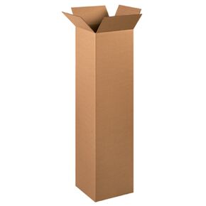 AVIDITI 12 x 12 x 48 Corrugated Cardboard Boxes, Tall 12"L x 12"W x 48"H, Pack of 15 | Shipping, Packaging, Moving, Storage Box for Home or Business, Strong Wholesale Bulk Boxes
