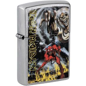 Zippo Lighter: Iron Maiden, The Number of The Beast - Street Chrome 81217