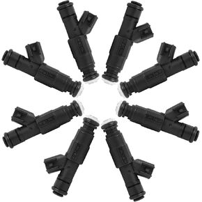 X AUTOHAUX 8pcs 0280156081 Fuel Injectors for Ford Explorer 5.0L 1999-2001 for Mercury Mountaineer 5.0L 1999-2001 for Mercury Cougar 2.5L 1999-2002