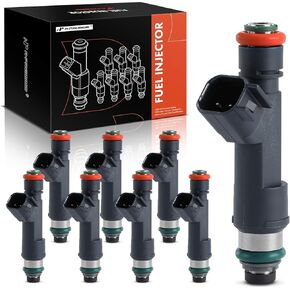 A-Premium 6 Holes Set of 8 Fuel Injectors Compatible with Ford F-150 2010-2014, F-250 Super Duty 2011-2014, F-350 Super Duty 2011-2014, 6.2L, Replace# AL3Z9F593B