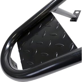 Red Hawk BG-126 Brush Guard Compatible With/Replacement For E-Z-GO RXV, 2016 And Newer Front, Black Powder Coat Steel Golf Carts