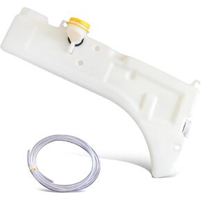 DNA Motoring OEM-WT-CH1288191 Factory Style Windshield Washer Fluid Reservoir w/Pump Cap & Sensor Compatible with 1997-2001 Cherokee