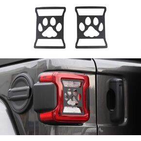 Tail Light Cover Taillight Guard for Jeep Wrangler 2018-2022 JL Pawprint