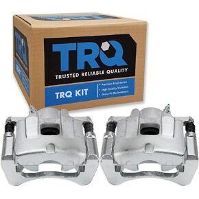 TRQ Front Brake Caliper Set Fits 2015-2017 Chrysler 200 2014-2019 Jeep Cherokee