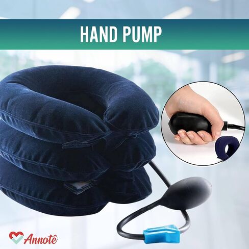 Inflatable Cervical Traction Cushion Device Neck Pain Relief at Home - Cervical Neck Traction Pillow - Neck Decompression Pillow Inflatable Cervical Collar Neck Pinched Nerve Relief in Saudi Arabia
