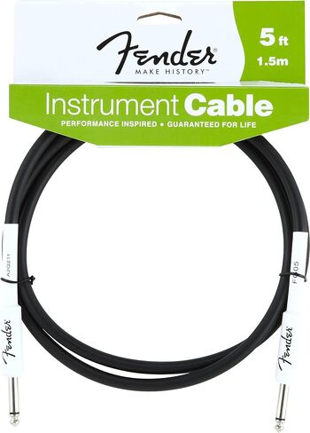 Fender Performance Series Instrument Cables (Straight-Straight Angle) for electric guitar, bass guitar, electric mandolin, pro audio in Saudi Arabia