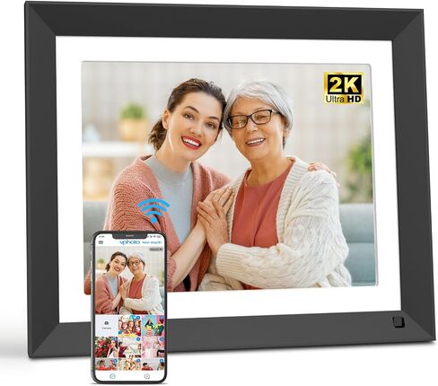 11-inch WiFi Digital Photo Frame- FULLJA Digital Picture Frame, 2K FHD IPS Touch Screen, 32GB, Stereo Music, Share Photos and Videos via App and Email from Anywhere, Free Unlimited Cloud Storage in Saudi Arabia