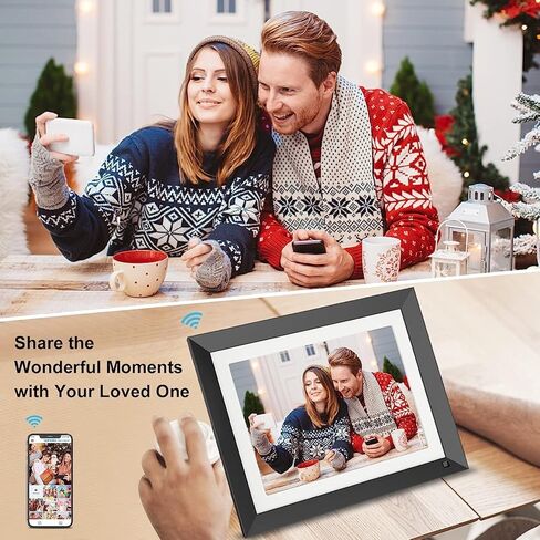 11-inch WiFi Digital Photo Frame- FULLJA Digital Picture Frame, 2K FHD IPS Touch Screen, 32GB, Stereo Music, Share Photos and Videos via App and Email from Anywhere, Free Unlimited Cloud Storage in Saudi Arabia