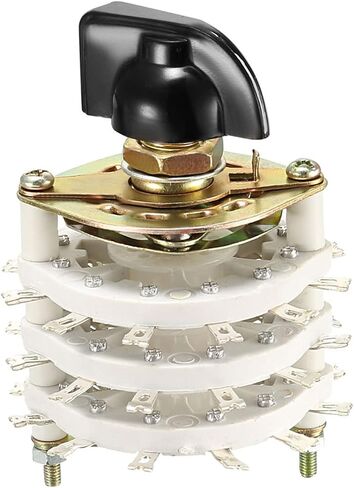Band Selector Rotary Switch 6P5T 6 Pole 5 Position, 3 Deck [for Radio, TV, Other Electronic Devices] - 1 Pcs in Saudi Arabia