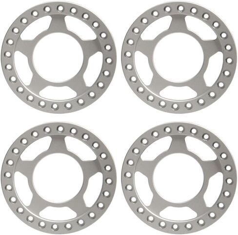 MOHERO 1.9" Beadlock Wheel Rim Replacement Ring for 1/10 RC Axial SCX10 RC Crawler Car Pack of 4 (Black) in Saudi Arabia