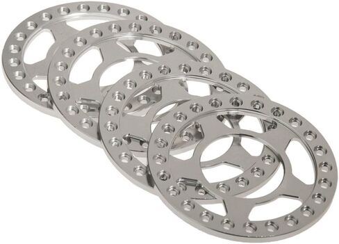 MOHERO 1.9" Beadlock Wheel Rim Replacement Ring for 1/10 RC Axial SCX10 RC Crawler Car Pack of 4 (Black) in Saudi Arabia