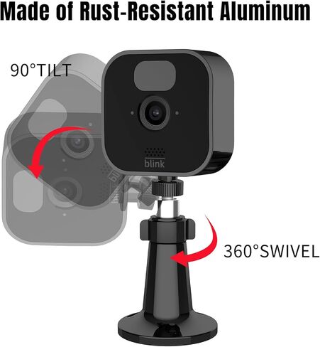 تم تصميم حامل Blink على الحائط لتركيب كاميرا Blink الخارجية الجديدة كليًا، ودعامة تثبيت على الحائط داخلية/خارجية قابلة للتعديل 360 درجة لكاميرا Blink XT، وBlink XT2، وكاميرا Blink Mini الخارجية in Kuwait
