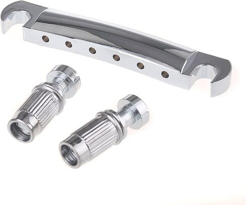 Musiclily ABR-1 Style Tune-o-matic Stop Tailpiece for Les Paul Style Guitar Replacement, Black in Saudi Arabia