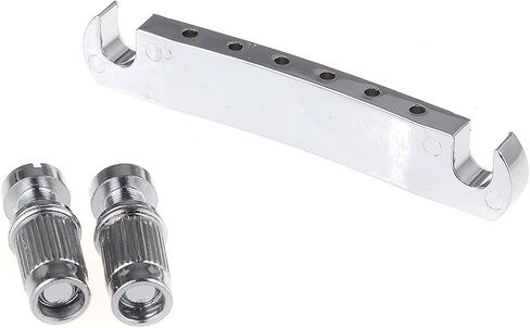 Musiclily ABR-1 Style Tune-o-matic Stop Tailpiece for Les Paul Style Guitar Replacement, Black in Saudi Arabia