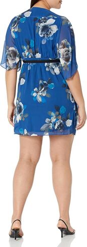 City Chic Women's Plus Size Dress Col Wrap PRT in Saudi Arabia