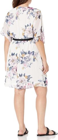 City Chic Women's Plus Size Dress Col Wrap PRT in Saudi Arabia