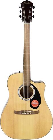 جيتار صوتي مدرع من Fender FA-125CE، مع ضمان لمدة عامين، طبيعي in Kuwait