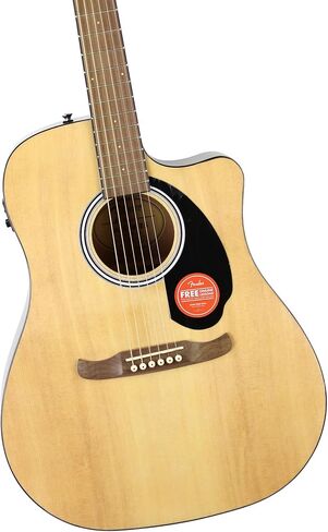 جيتار صوتي مدرع من Fender FA-125CE، مع ضمان لمدة عامين، طبيعي in Kuwait