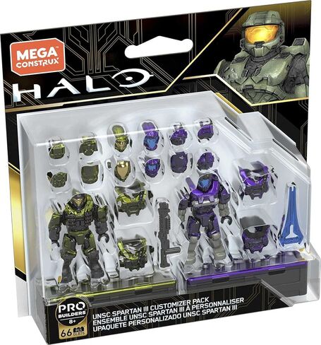 Mattel Mega Construx Probuilders Halo Spartan Armorst Customizer Pack in Saudi Arabia