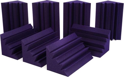 Auralex LENPUR LENRD مصائد باس باللون الأرجواني 8- 12x12x17 مثلثة؛ 24 طويل in Saudi Arabia