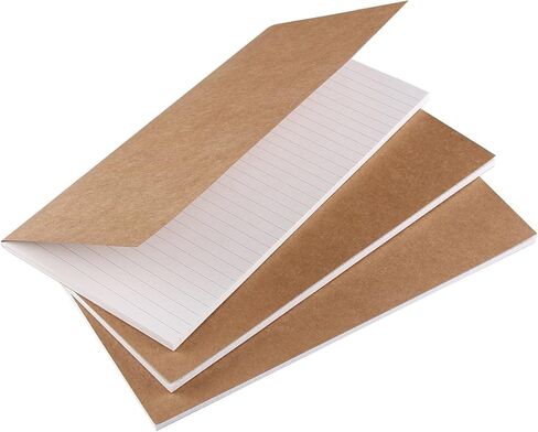 Robrasim Refill Inserts for Pocket Leather Traveler's Notebook 5.2" × 4" - Set of 3 - Weekly in Saudi Arabia