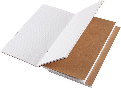 Robrasim Refill Inserts for Pocket Leather Traveler's Notebook 5.2" × 4" - Set of 3 - Weekly in Saudi Arabia