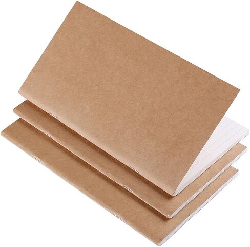 Robrasim Refill Inserts for Pocket Leather Traveler's Notebook 5.2" × 4" - Set of 3 - Weekly in Saudi Arabia