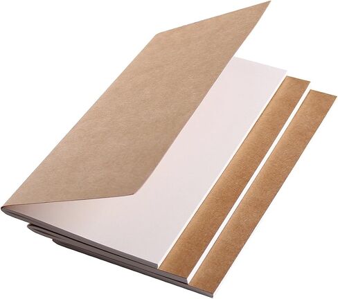 Robrasim Refill Inserts for Pocket Leather Traveler's Notebook 5.2" × 4" - Set of 3 - Weekly in Saudi Arabia