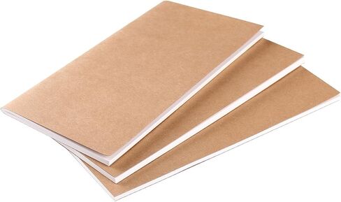Robrasim Refill Inserts for Pocket Leather Traveler's Notebook 5.2" × 4" - Set of 3 - Weekly in Saudi Arabia