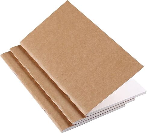 Robrasim Refill Inserts for Pocket Leather Traveler's Notebook 5.2" × 4" - Set of 3 - Weekly in Saudi Arabia
