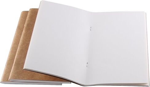 Robrasim Refill Inserts for Pocket Leather Traveler's Notebook 5.2" × 4" - Set of 3 - Weekly in Saudi Arabia