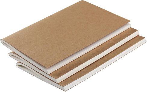 Robrasim Refill Inserts for Pocket Leather Traveler's Notebook 5.2" × 4" - Set of 3 - Weekly in Kuwait